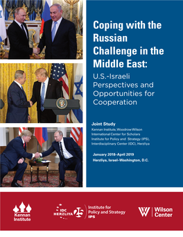 Coping with the Russian Challenge in the Middle East: U.S.-Israeli Perspectives and Opportunities for Cooperation