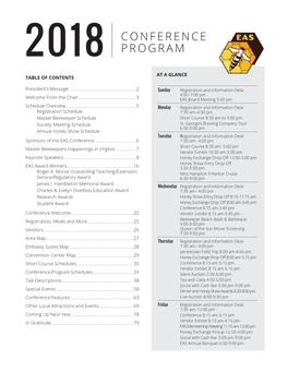 2018 Conference Program