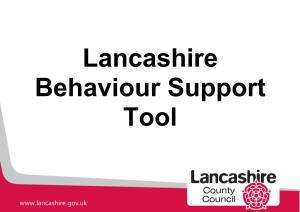 Lancashire Behaviour Support Tool