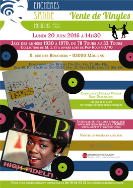 Vente De Vinyles