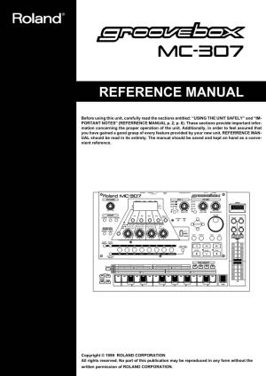 Mc-307 Reference Manual