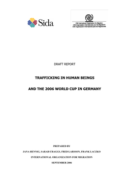 Trafficking in Human Beings and the 2006 World Cup In