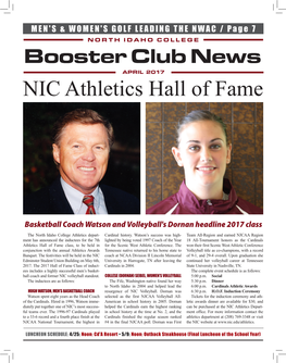 NIC Athletics Hall of Fame