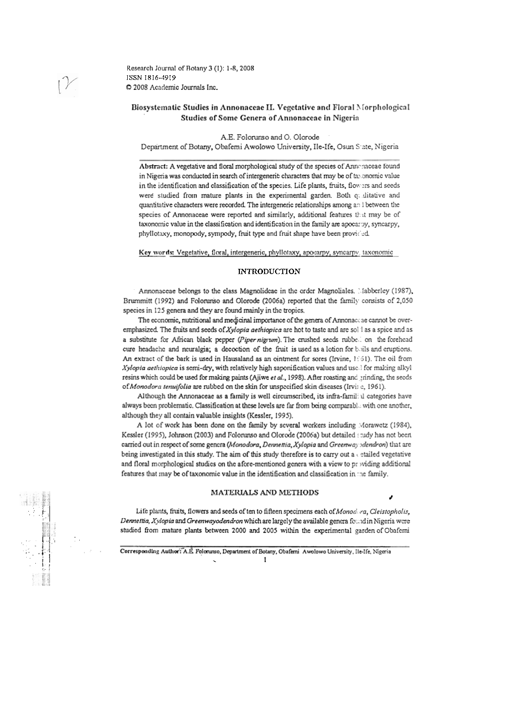 INTRODUCTION Hf ATERIALS and METIIODS