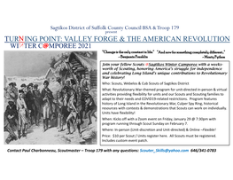 Tur Ing Point: Valley Forge & the American Revolution