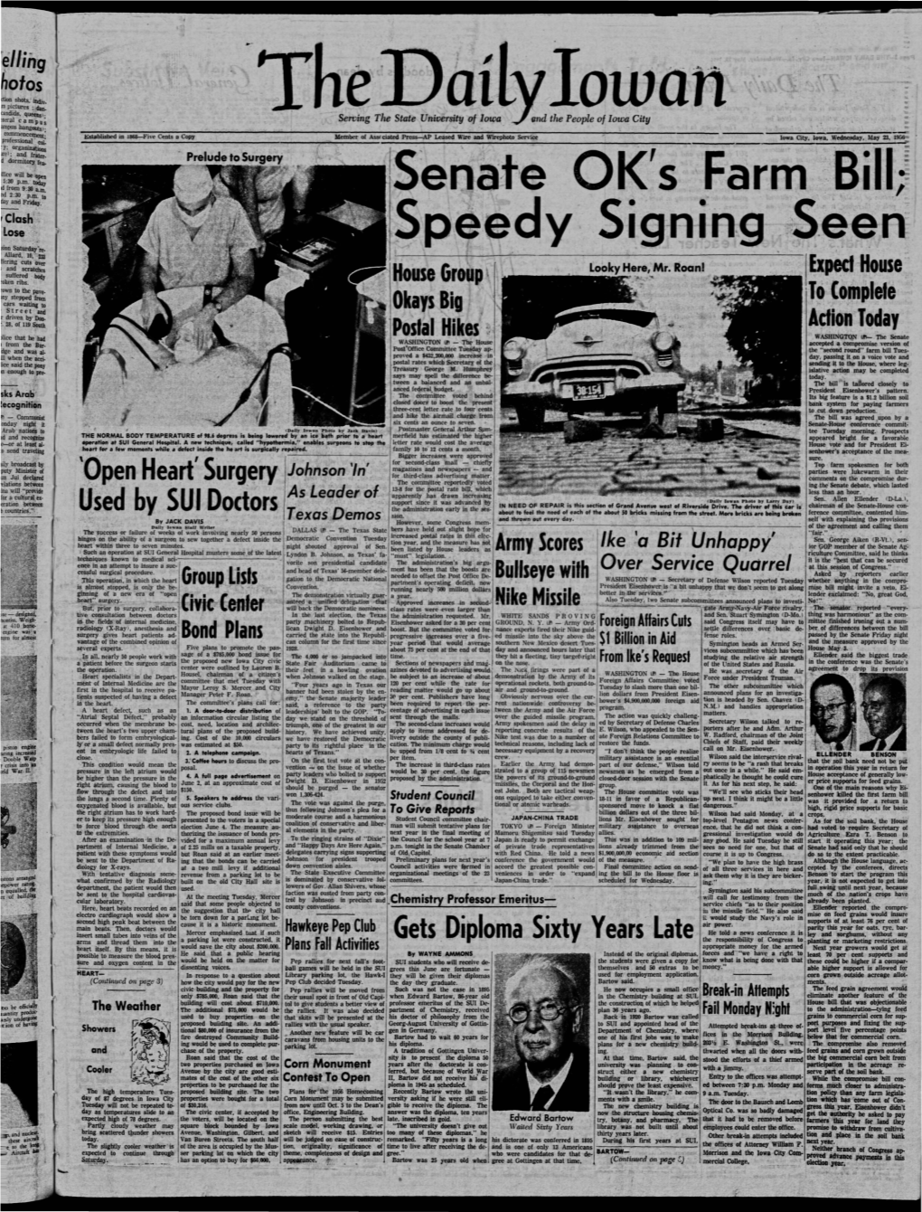 Daily Iowan (Iowa City, Iowa), 1956-05-23
