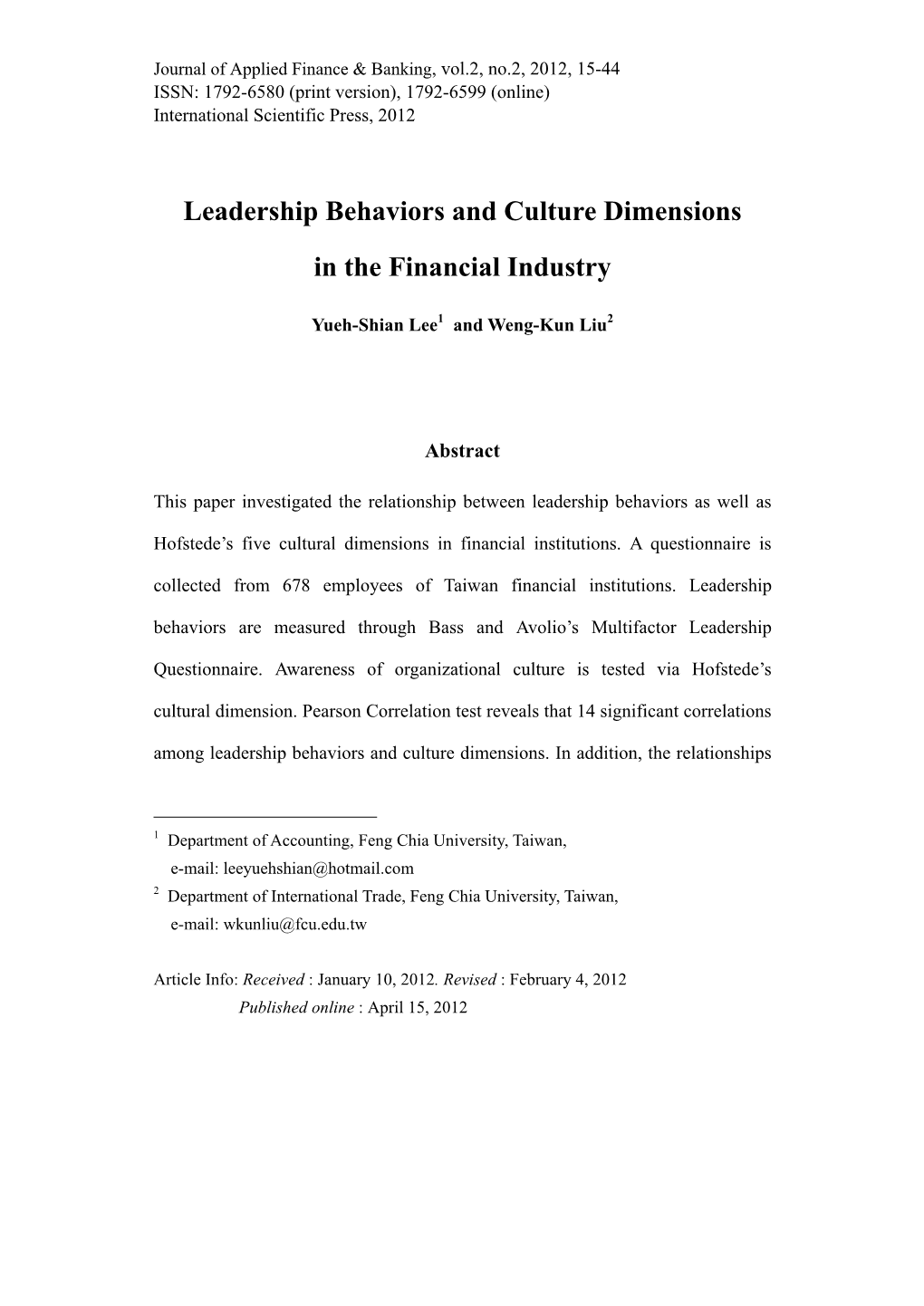 leadership-behaviors-and-culture-dimensions-in-the-financial-industry