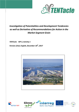 Investigation of Potentialities and Development Tendencies As Well As Derivative of Recommendations for Action in the Market Segment Grain