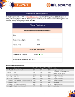 Bharat Electronics