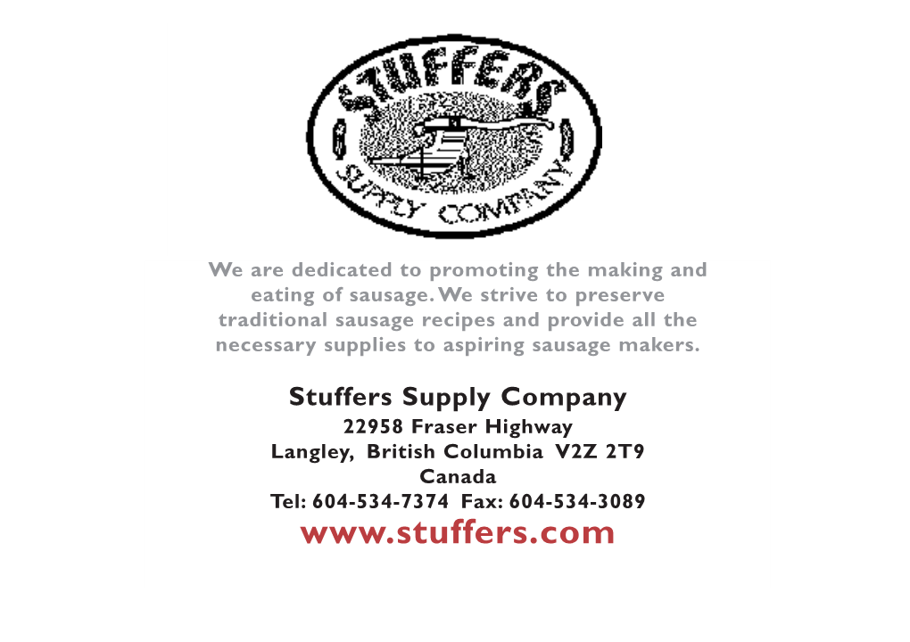 Stuffers Sausage Recipes