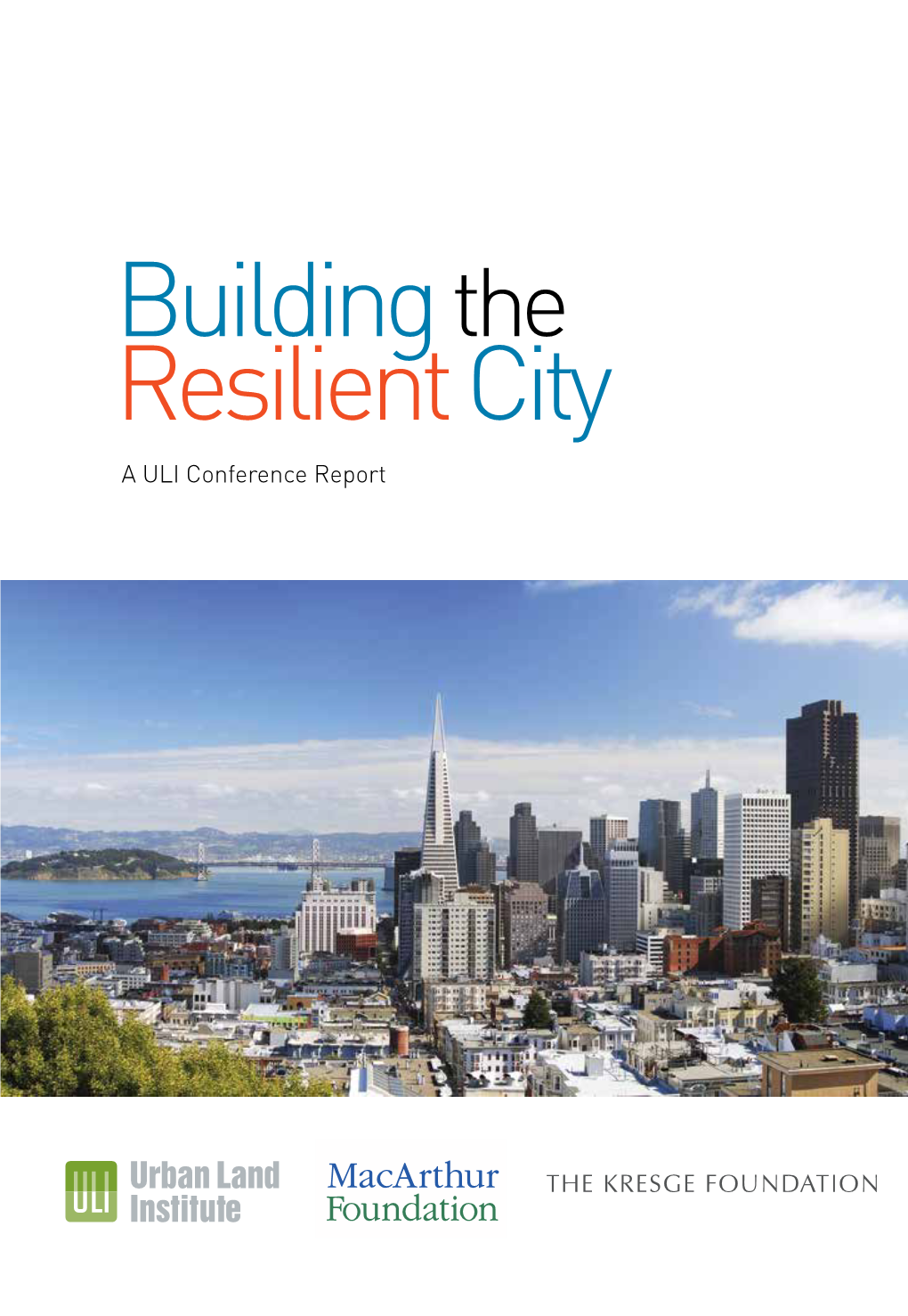 Building the Resilientcity