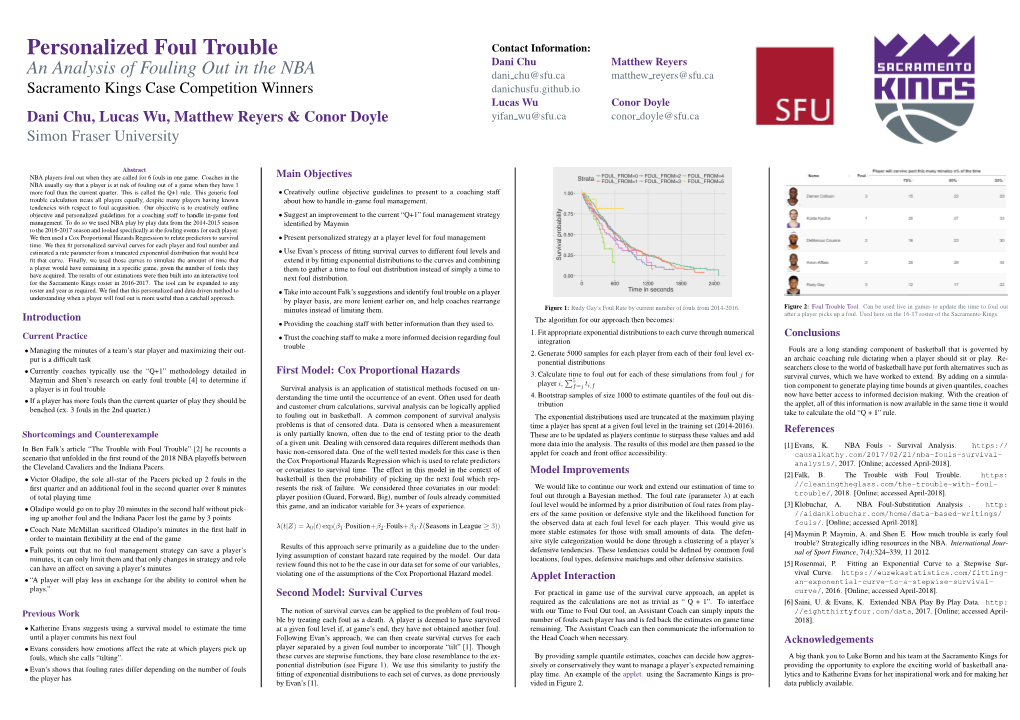 An Analysis of Fouling out in The