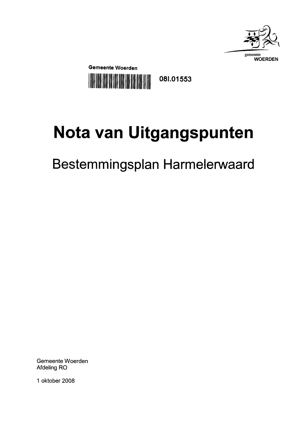 7.1 Nota Van Uitgangspunten Bp Harmelerwaard.Pdf Raadsvoorstel Bestand En Grootte