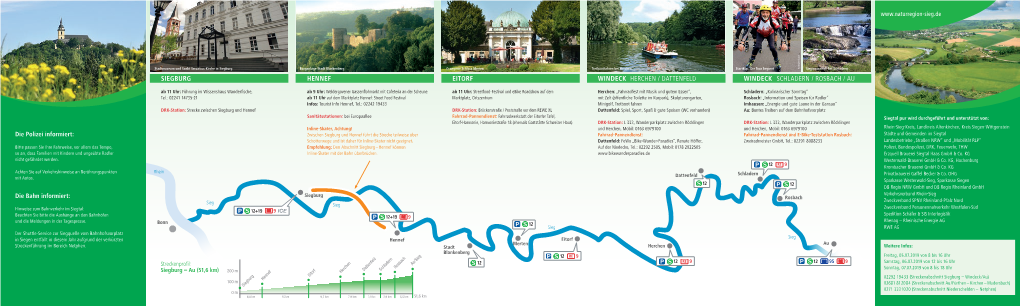 Hennef Eitorf Windeck Herchen / Dattenfeld Windeck Schladern / Rosbach / Au