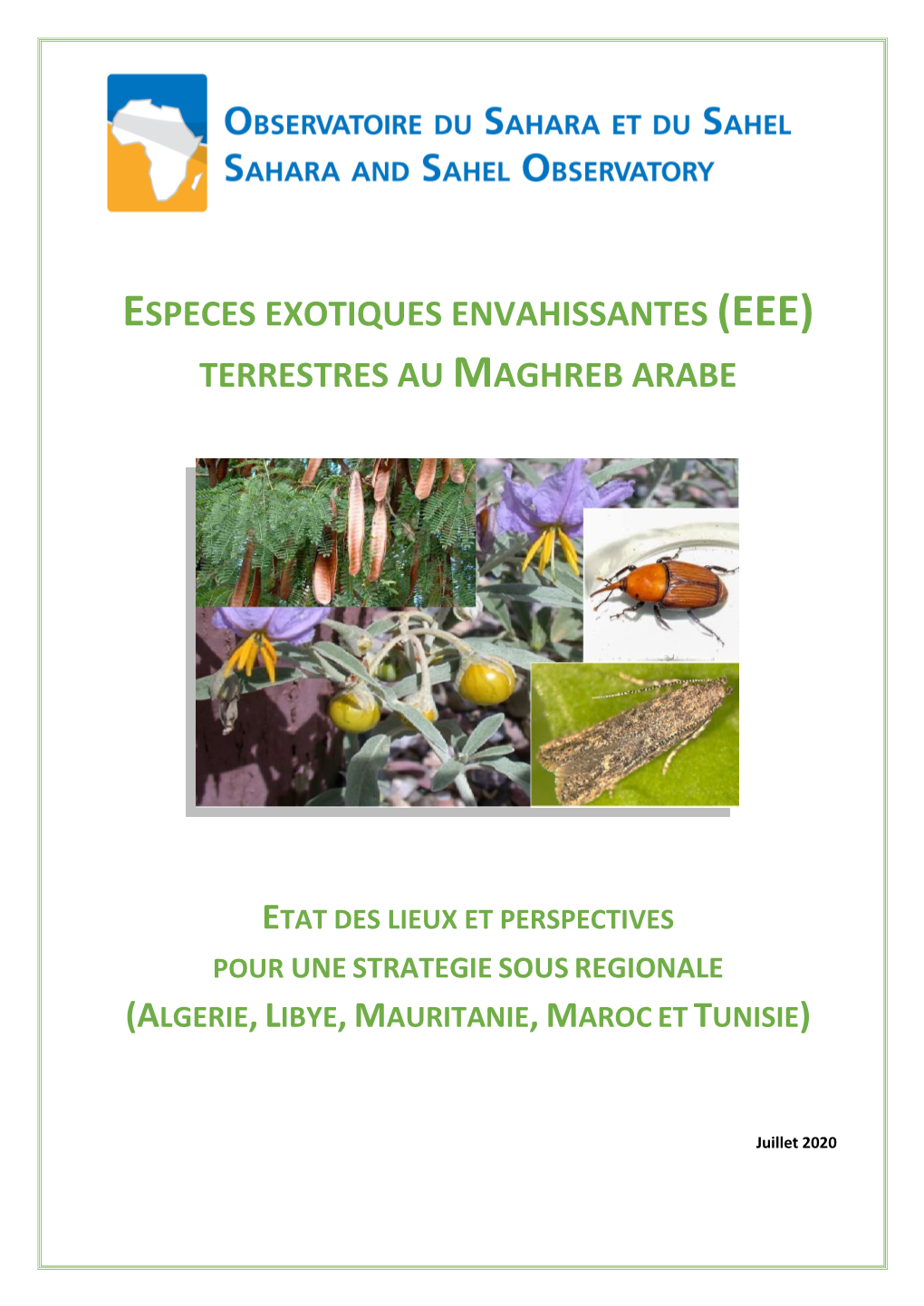 Especes Exotiques Envahissantes (Eee) Terrestres Au Maghreb Arabe