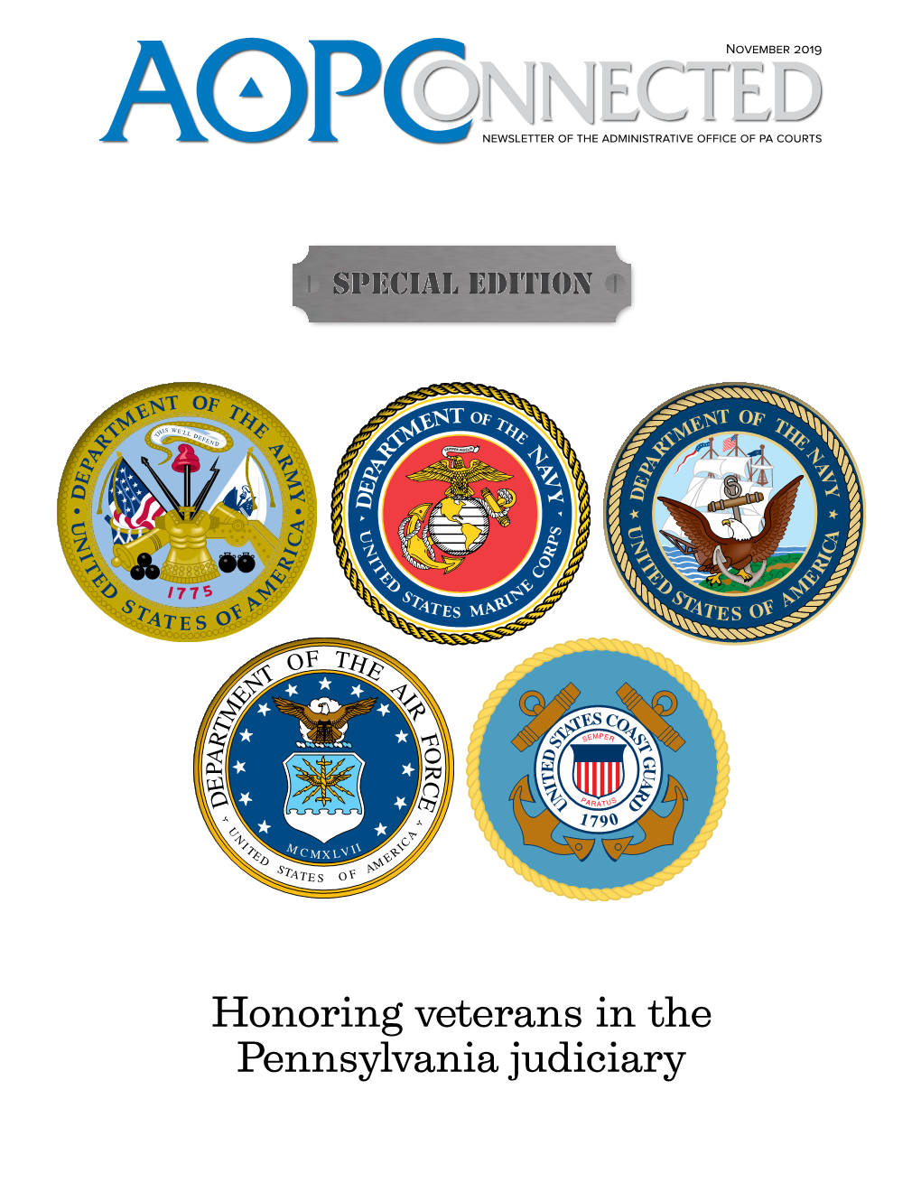 ‌Special Edition Honoring Veterans in the Courts 2019