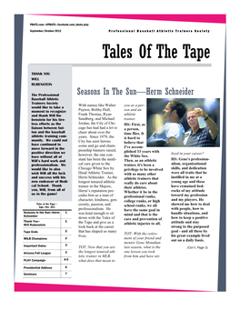 Tales of the Tape