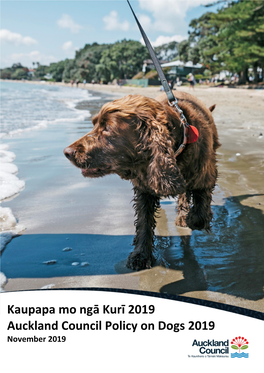 Policy on Dogs 2019 PDF Download 1.7 MB