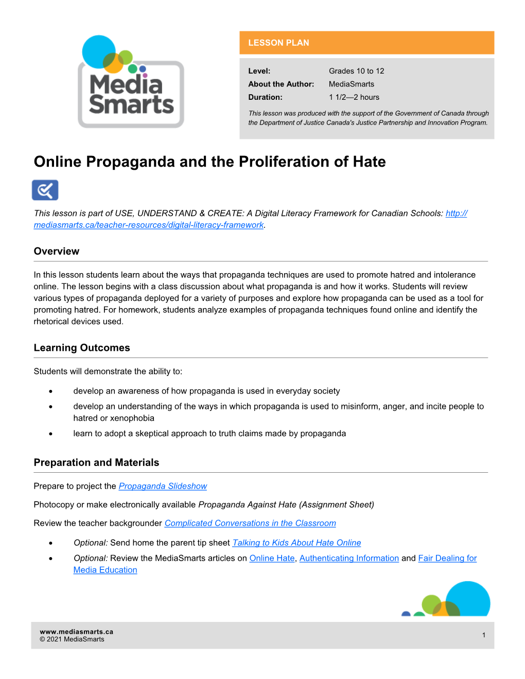 Online Propaganda and the Proliferation of Hate
