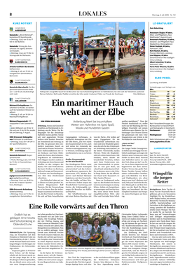 Ein Maritimer Hauch Weht an Der Elbe