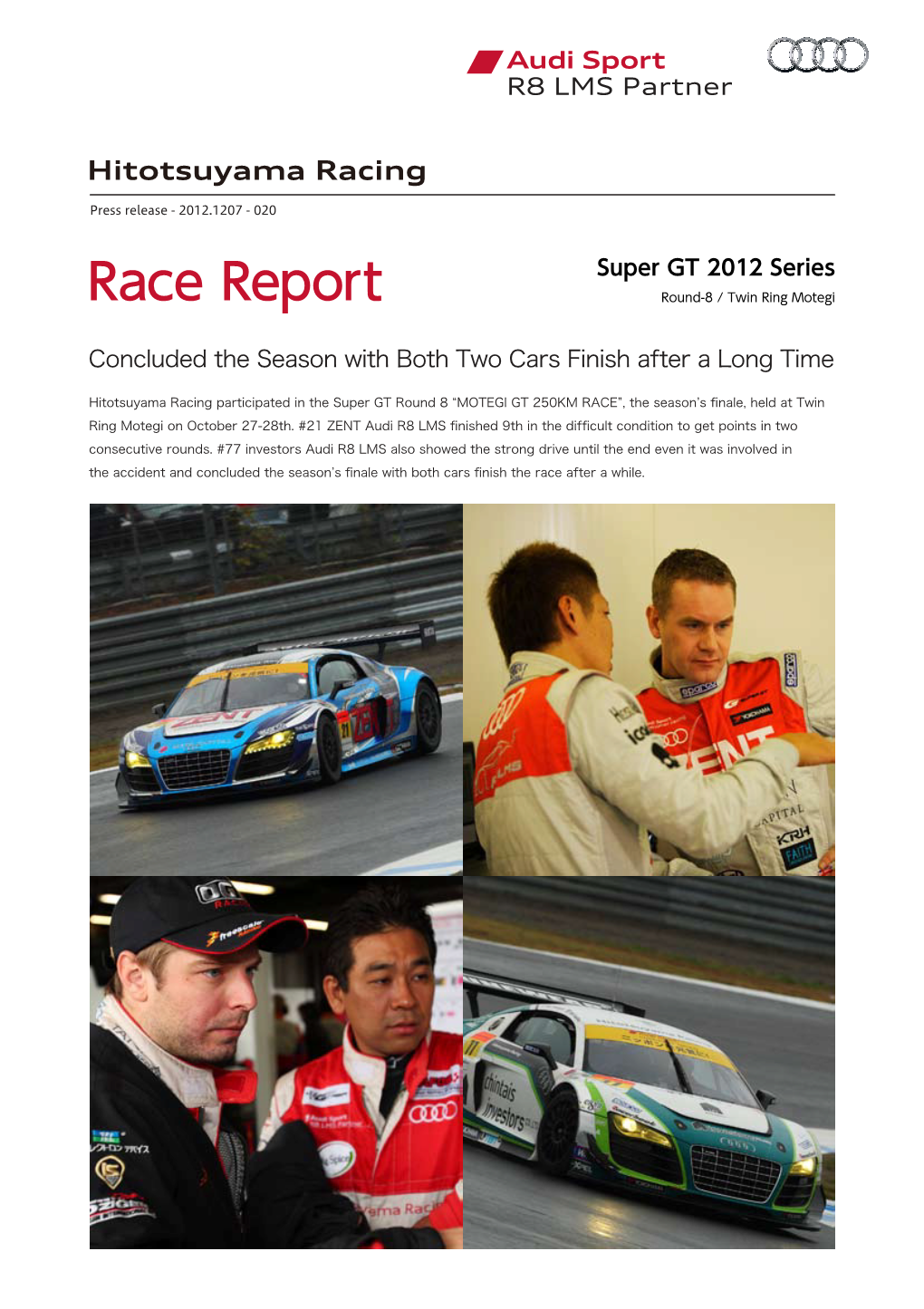 Race Report Round-8 / Twin Ring Motegi