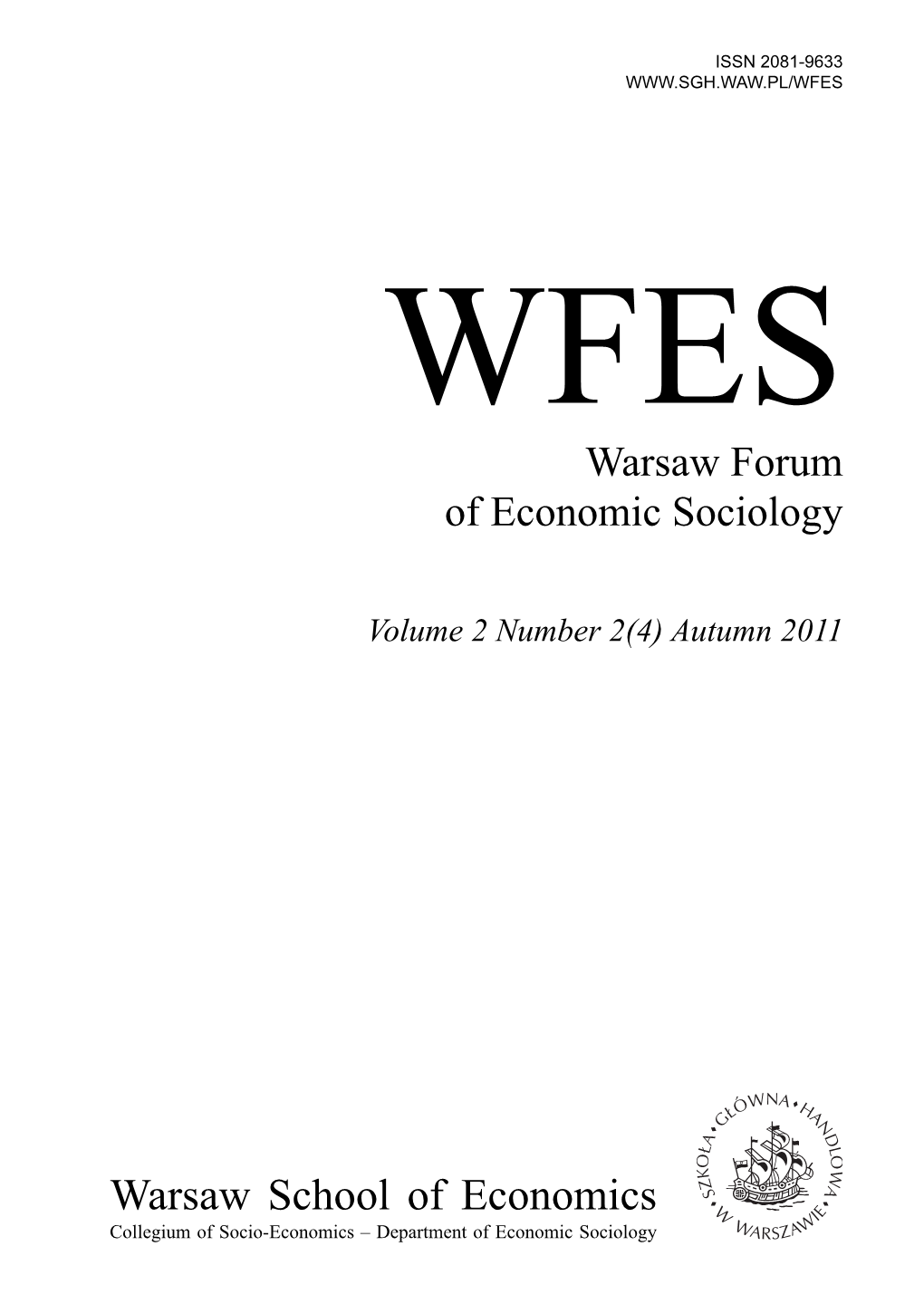 Warsaw School of Economics