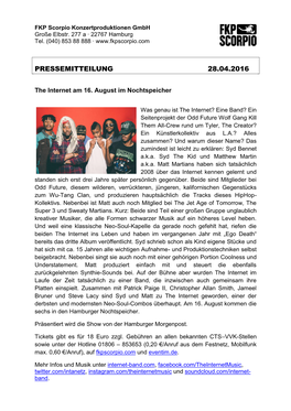 PM-THE INTERNET-28.04.2016 PDF PRESSEBEREICH Download