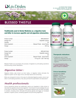 Blessed Thistle