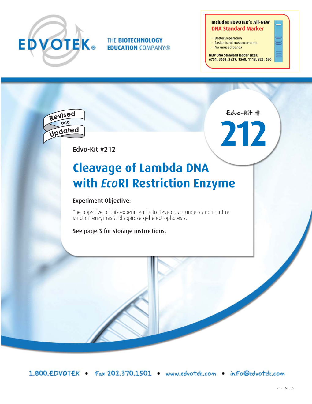 Cleavage of Lambda DNA with Ecori Restriction Enzyme