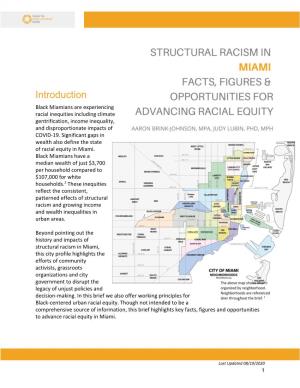 Introduction Black Miamians Are Experiencing Racial Inequities Including Climate Gentrification, Income Inequality, and Disproportionate Impacts of COVID-19