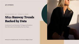 SS21 Runway Trends Backed by Data