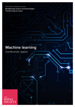 Machine Learning Conference Report
