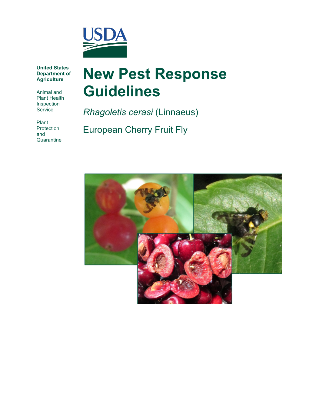 New Pest Response Guidelines