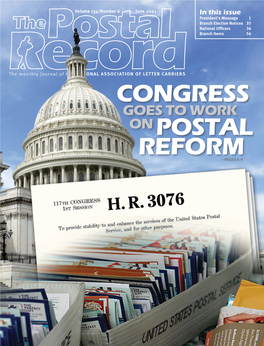 Congress Onpostal Reform