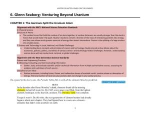 6. Glenn Seaborg: Venturing Beyond Uranium
