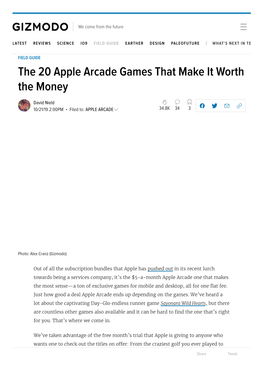 The 20 Apple Arcade Games That Make It Worth the Money
