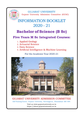 Information Booklet 2020 - 21