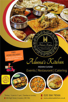Events | Restaurant | Catering