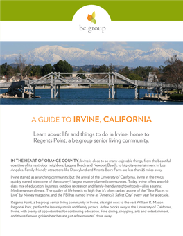A Guide to Irvine, California