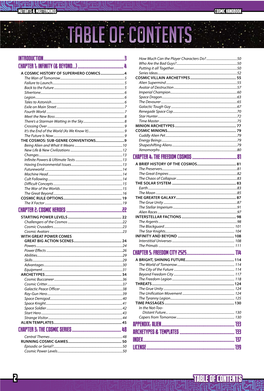 Table of Contents