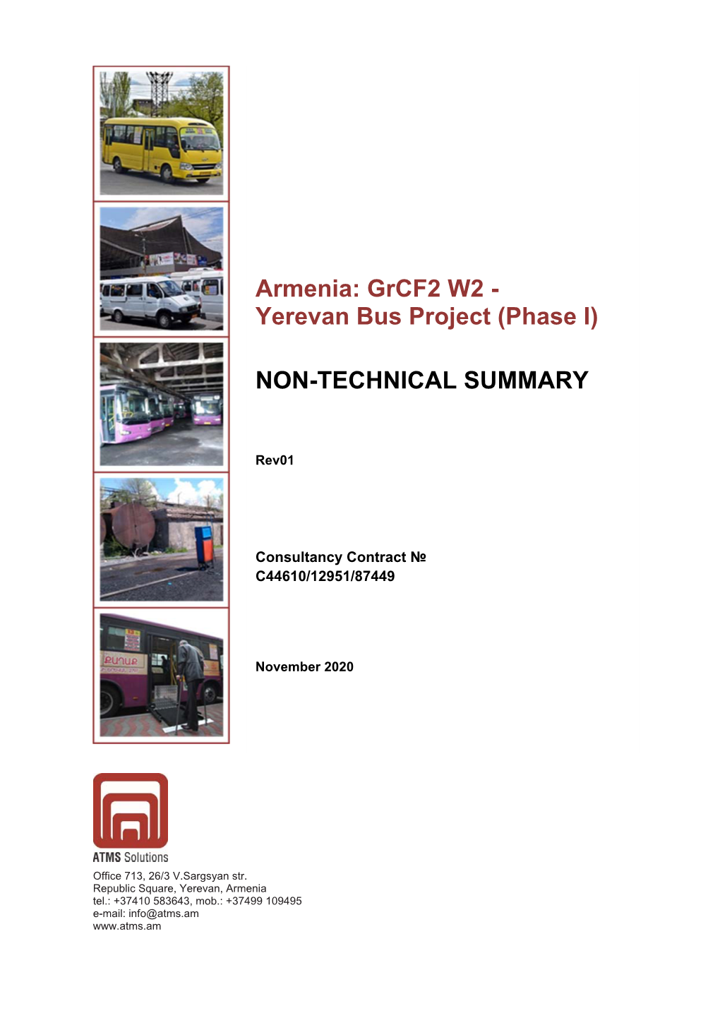 Armenia: Grcf2 W2 - Yerevan Bus Project (Phase I)