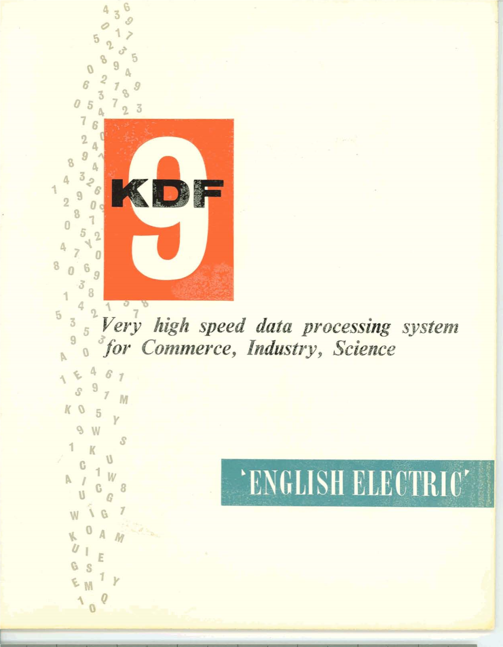 English Electric KDF9 Computers