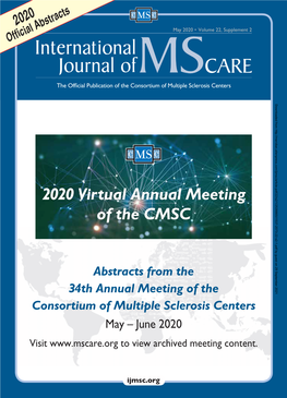 2020 Virtual Annual Meeting of the CMSC