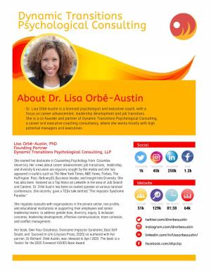About Dr. Lisa Orbe-Austin Dr