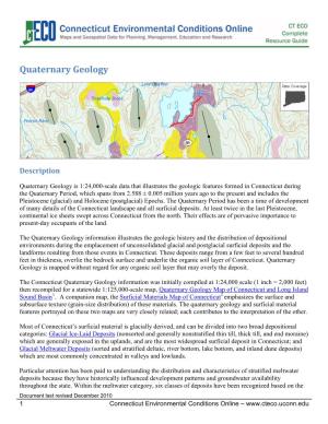 Quaternary Geology