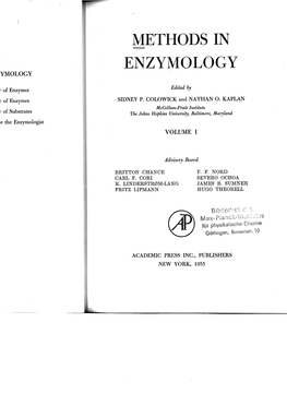 Methods in Enzymology