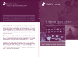 China and Missile Defense
