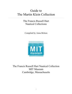 Guide to the Martin Klein Collection