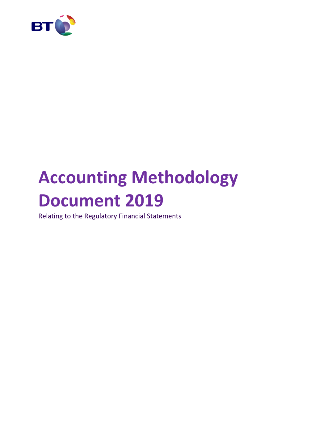 Accounting Methodology Document 2018-19