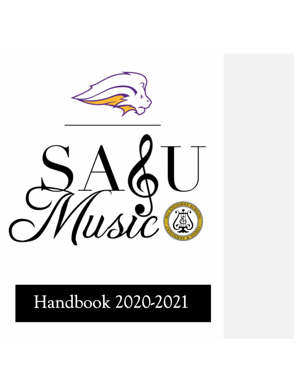 Music Handbook 2020-21